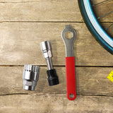 WINOMO Professional Bike Cycle Crank Extractor Puller Bottom Bracket Remover Removal Spanner Repair Tools Kit