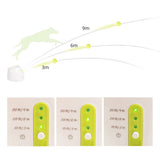 Dog Pet Toys Tennis Launcher Automatic Throwing Machine Pet Ball Throw Device 3/6/9m Section Emission with 3 Balls Dog Training