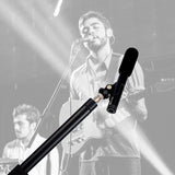 Handheld Boom Pole For Mic,5-Section Extendable Microphone Arm For Filming With 3/8 Inch Threads,Adjustable To 10Ft