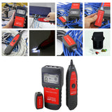 NF-8200 LAN Tester RJ45 Cable Length Tester Network Monitoring Wire Finder Anti-Interference Tone Finder with Backlight LCD