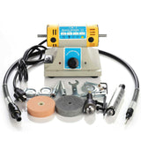 220V 350W Polishing Machine For DIY Woodworking JadeJewelry Dental Bench Lathe Machine Motor Grinding Machine
