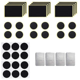 Dropship-40 Pcs Bicycle Tire Repair Kit Self-Adhesive Bicycle Tire Patch Bicycle Metal File to Fast Tire Repair