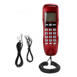 Caller ID Telephone Home Landline Phone Desktop Corded Fixed Phones Wall Mountable Telephone for Home Office Hotel mini phone