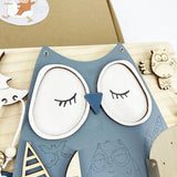 Baby Toy Busy Board Montessori Basic Life Skills Toys Cartoon Owl Cat Early Education Fun Training Cognitive Toys Kid Xmas Gift