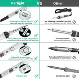 60W Electric soldering iron temperature adjustable 220V 110V Welding Solder iron rework station soldering iron accessories