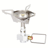 Outdoor Gas Burner Anti-Scald Gas Stoves Mini Camping Foldable Cooking Stove Travel Picnic Survival Bbq Gas Furnace Combustor