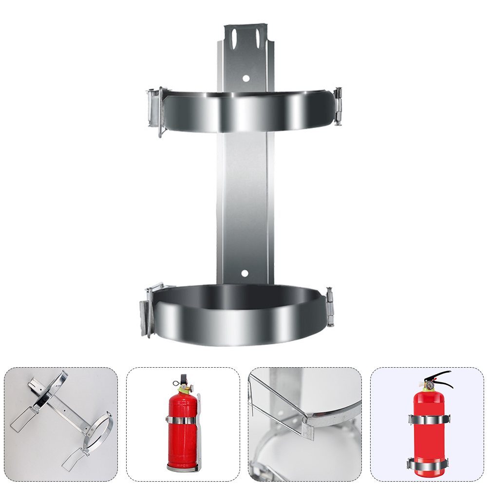 Fire Extingusher On Racking 1pc Wall Mounted Fire Extinguisher Hanger Iron Fire Extinguisher Rack ...
