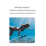 Camera Diving Case Lightweight 50m Waterproof Depth Compatible For Insta360 X3 Aciton Camera Accessories