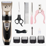 Pet Hair Trimmer USB Rechargeable Hair Clipper For Dogs Professional Grooming Tools LCD Display Trimming Tools Home Use Device