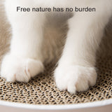 Cat Toy Scratch Pad Corrugated Cat Scratcher Cardboard Scratching Bowl for Kitten Nail Scraper Lounge Couch Bed Modern Design