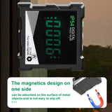 4*90° IP54 Digital Inclinometer LCD 360° Digital Slope Level Four Side Magnetics Multifunction Protractor Data Hold Function