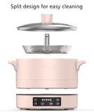 220V 4L Household Electric Hotpot Automatic Lift Hot Pot  Maker Machine Sugar-free Rice Cooker  EU/AU/UK/US Plug