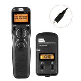 Pixel TW-283 Wireless Timer Remote Control Shutter Release (DC0 DC2 N3 E3 S1 S2) Cable For Canon Nikon Sony Camera TW283 VS RC-6