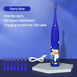 DIOZO Sonic Children's Electric Toothbrush DuPont Soft Bristles Small Brush Head Smart Toothbrush Thildren Teether