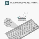 Mini Wireless Keyboard Bluetooth Keyboard For iPad Phone Tablet Russian Spainish Rechargeable Keyboard For Android iOS Windows
