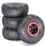 4PCS Remote Control Car Rubber Tires 2.2 In Iatable Wheel Rim Tyre Mini Tire Set RC Car Accessories For TRX4 SCX10 D90 90046