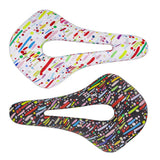 MTB Bike Seat Carbon Fiber Leather Bicycle Saddle Comfortable Road Bike Seat Cushion for Men Women road bike saddle