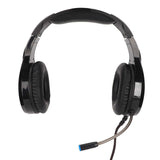 USB Wired Game Headset Noise Cancelling Stereo Headphone with Microphone LED Light for PS4 for PS5 for Xbox for PC