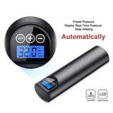 12V 150PSI Rechargeable Car Air Pump Tire Inflator Cordless Portable Compressor Digital Car Tyre Pump for Car Bicycle Tire Balls