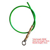 Brass Handle Self Defense Multi-Purpose Whip Car Emergency Tool Tactical Whip Steel Whip Outdoor Whip and Portable Wushu Whip