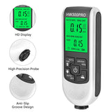 HW-300PRO Car Paint Film Tester Auto Coating Thickness Gauge FE/NFE Thickness Meter 0-2000UMcoating Measuring Manual Paint Tool