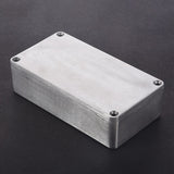 1 Pcs Diecast Aluminium Electronics Project Box &amp; 4 Pcs Electric Guitar Top Hat Knobs Speed Volume Tone Control Knobs
