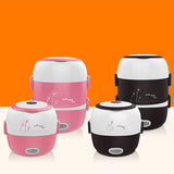 220V Portable Electric Rice Cooker Mini Electric Heating Box Electric Lunch Heating Cooker Box EU/AU/UK/US Plug