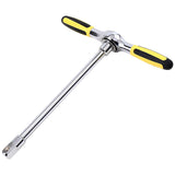 1/2inch T Shape Professional Durable Accessories Detachable Practical Home Socket Ratchet Wrench Repair Tool Two Way Portable