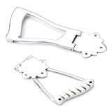 6 Strings Jazz Guitar Bridge Trapeze Tailpiece for Hollow Body Archtop Guitar Accessories