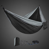 With Tree Straps Camping Hammock Quick Drying Hiking Breathable Beach Easy Set Up Travel Wear Resistant Nylon Lightweight