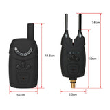 Electronic Fishing Alerts Bite Alarm LED Wireless Fishing Alarm Digital Fishing Receiver Sound Alert Kits