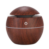 Mini Atomizing Humidifier Ultrasonic Home Creative Wood Grain Desktop Mute Aroma Diffuser Air Humidifier