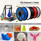 PLA Twinkling Filament 1kg 1.75mm Diameter Tolerance 0.02mm PLA Twinkle Blue Black Sparkle Glitter 3D Printer Printing Material