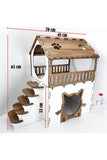 Terraced Layer Cat House Cat Play Areas Stepped Roofing Story Houses Playground Hot Houses for Cats Fun Toys