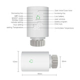 ZigBee Wifi Smart TRV Radiator Actuator Thermostatic Radiator Valve Tuya Temperature Controller Voice Remote Control Google Home