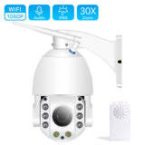 1080P Wireless PTZ Speed Dome IP Camera WIFI 30X Zoom Outdoor CCTV Security Video Surveillance Camera Audio ONVIF IR 80M