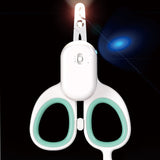 Baitewei New Pet Double LED Light Blood Line Nail Clippers UV Light Cat Moss Cleaning and Beauty Tools Cat and Dog Nail Clippers