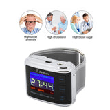 Diabetes LLLT Laser Therapy Watch High Blood Pressure  Ma-Rudra 10 Holes Cold Laser Wrist Watch