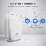 No Battery Required Doorbell,Self-Powered Generation Waterproof Wireless Door Bell Chime Kit For Home, Office, Shops,Dog Bell,Op