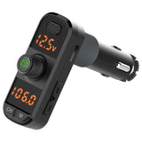 New BC70 Car MP3 Bluetooth Receiver FM Transmitter Atmosphere Light Dual Screen Display PD+QC3.0 Accessories Supplies 1PCS