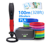High quality 3D pen 3D printing pen,ABS and PLA filament 1.75mm. USB output, low voltage security, with beautiful storage bag