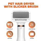 Pet Hair Dryer 2021 New Improved Model Cat &amp; Dog Dryer with Brush Professional Home Grooming Blow Drying for Small Large Cat