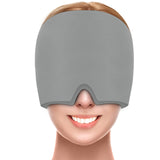 Upgraded Full Coverage Migraine Ice Head Wrap Headache Relief Hat Hot And Cold Therapy Migraine Cap Beauty Health Head Massager