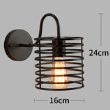 Led Wall Light Retro Loft Industrial Wall Lamp Black E27 Vintage Sconces Wall Lamp Industrial Lighting Fixture Indoor