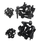 2set Guitar Sealed Small Peg Tuning Pegs Tuners Machine Heads for Acoustic Electric Guitar Guitar Parts( Black 3R3L/6R)