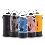 10 Liters Large Capacity Inflatable Shower Bag with Foot Pump Portable Bath Water Bag Outdoor Travel Camping Beach Car Wash Tool