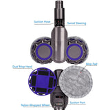 Electric Floor Head for Dyson V6 Animal V6 Fluffy DC58 DC59 DC61 DC62 DC74 Vacuum Cleaner Parts Wet Dry Mopping Head