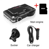 9V~24V 2 In 1 Car Radar DVR Anti Radar Detector 12 languages Driving Recorder Video Camera Flow Detecting Dash Cam Car Detector