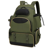 Fishing Tackle Backpack with 3 Fishing Tackle Trays Boxes Waterproof Fishing Tackle Storage Bag Organizer