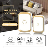 Wireless Doorbell Home Welcome Smart Doorbell 300M Long Wireless Distance 36 Songs Home Security Waterproof Touch Button